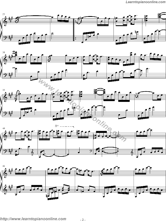 Yiruma-If I could see you again Piano Sheet Music Free