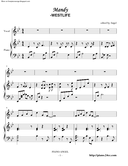 Mandy - Westlife - PDF Free Piano Sheet Music