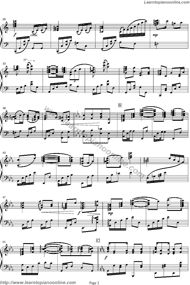 Smoke gets in your eyes by Broadway Piano Sheet Music Free