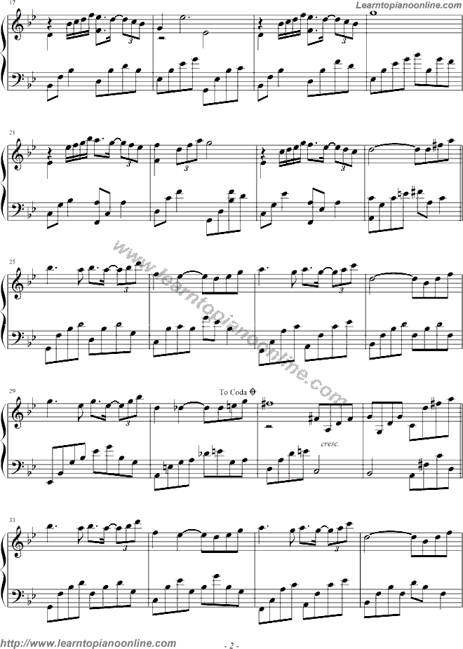Where Paths Meet by Kevin Kern Piano Sheet Music Free