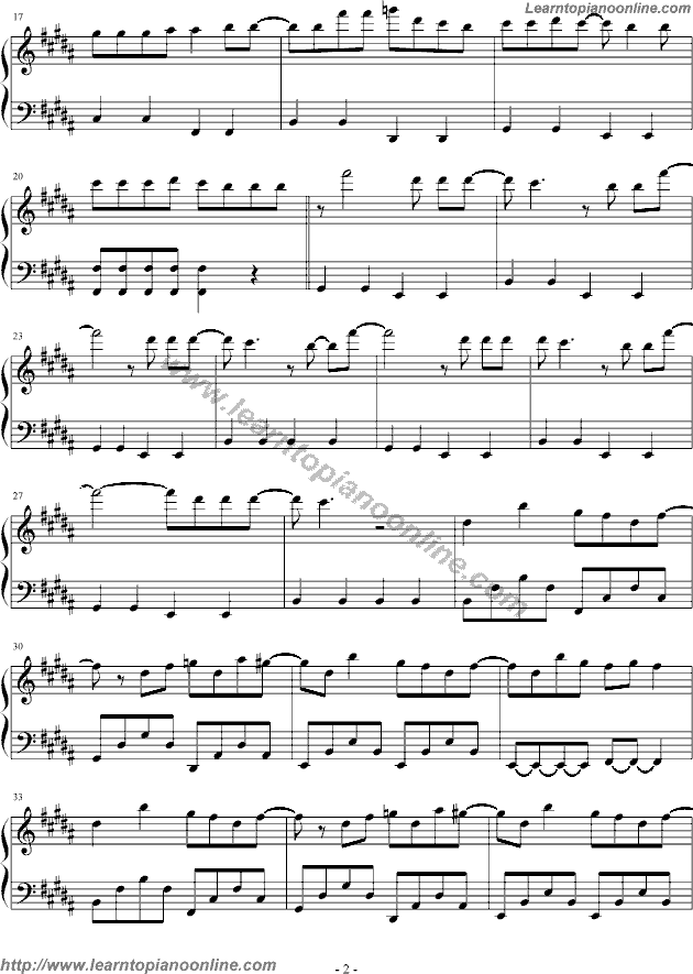 Try by Asher Book Piano Sheet Music Free