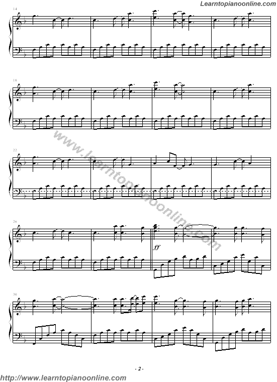 fireflies sheet music for piano. Free Piano Sheet Music