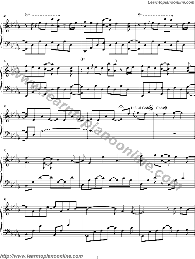 May be by Yiruma Free Piano Sheet Music