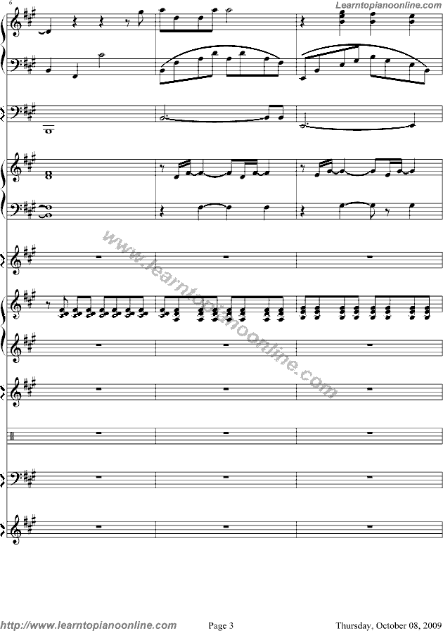 Anonimo veneziano by Richard Clayderman Piano Sheet Music Free