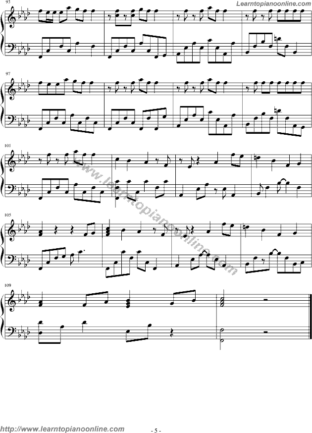 Lady Gaga - Telephone Free Piano Sheet Music Chords Tabs Notes Tutorial Score