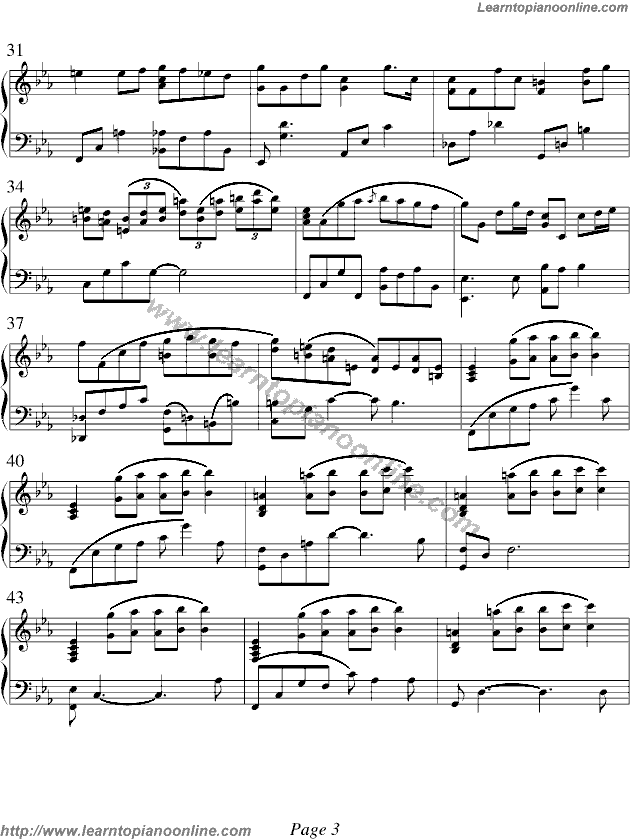 Yiruma - Overture Free Piano Sheet Music Chords Tabs Notes Tutorial Score