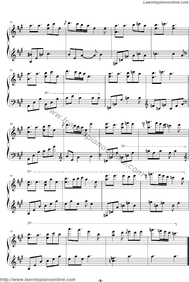 Yiruma - Present vol6 PNONI Free Piano Sheet Music Chords Tabs Notes Tutorial Score