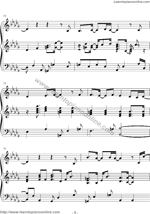 X Japan - Crucify my love(version2) Piano Sheet Music Chords Tabs Notes Tutorial Score Free
