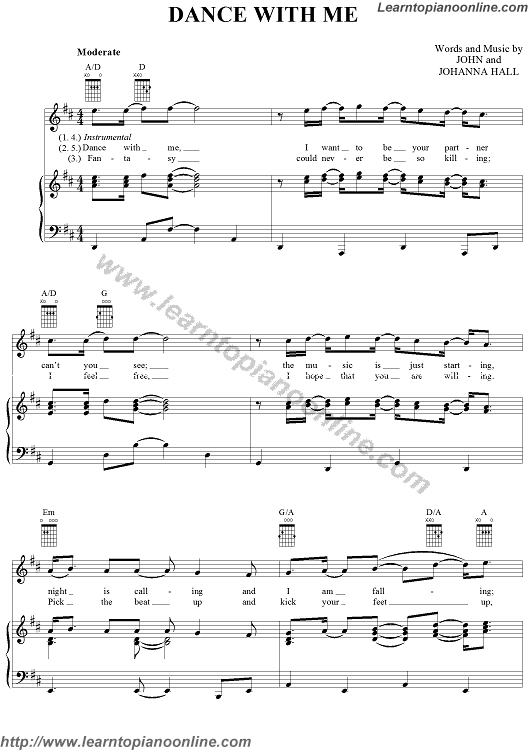 Anna Karenina - Dance With Me Piano Sheet Music Free