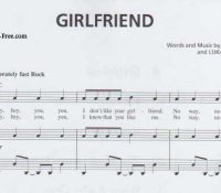 Girlfriend - Avril Lavigne PDF