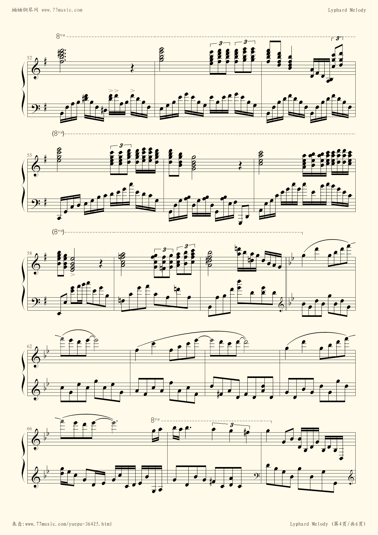 Lyphard Melody - Richard Clayderman - Flash Version2 Piano Sheet Music Free