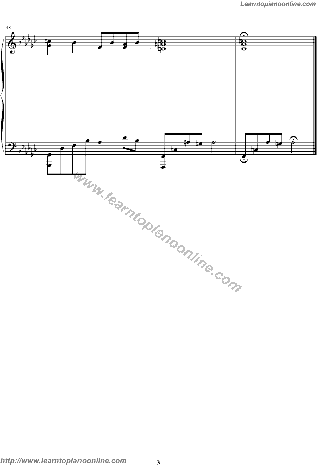 Nocturne with No Moon Piano Sheet Music Free