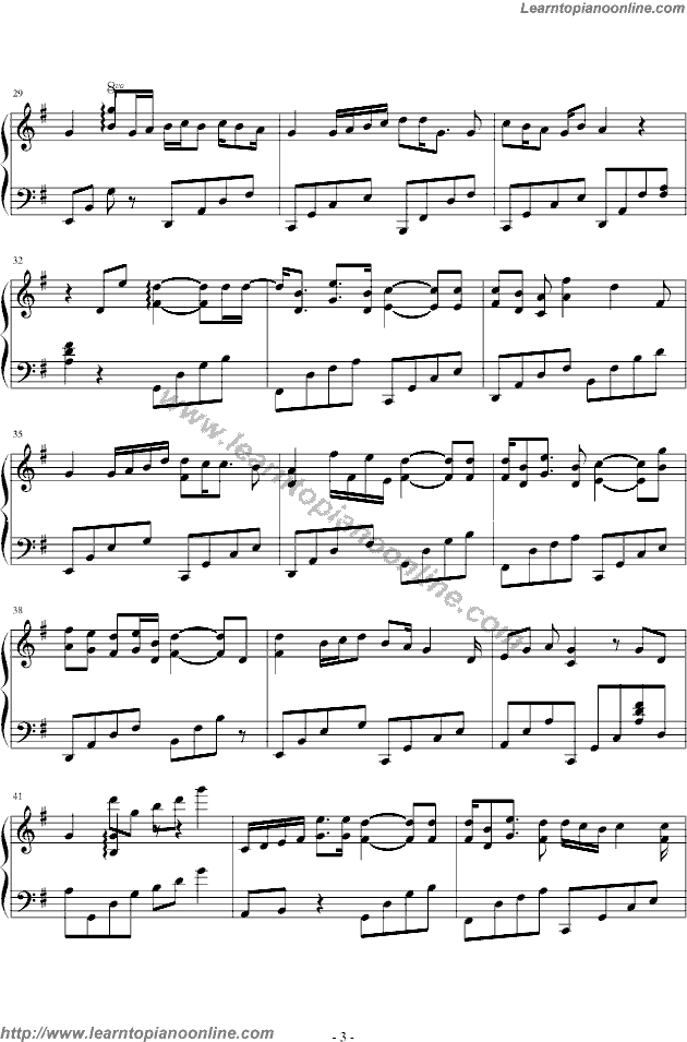 THROUGH THE YEARS By Kenny Rogers(3) Free Piano Sheet ...