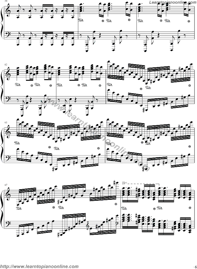 Grieg's Piano Concerto In A Minor by Maksim Mrvica(6) Free Piano Sheet