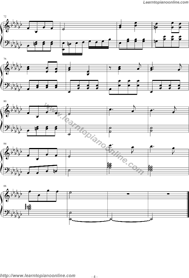 Katusha Katyusha Katiusha Soviet Russian Folk Songs(4) Free Piano Sheet