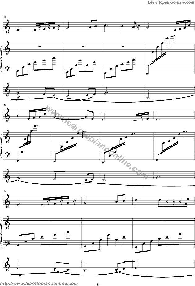 Bandari - Love Letter To You Free Piano Sheet Music Chords Tabs Notes Tutorial Score
