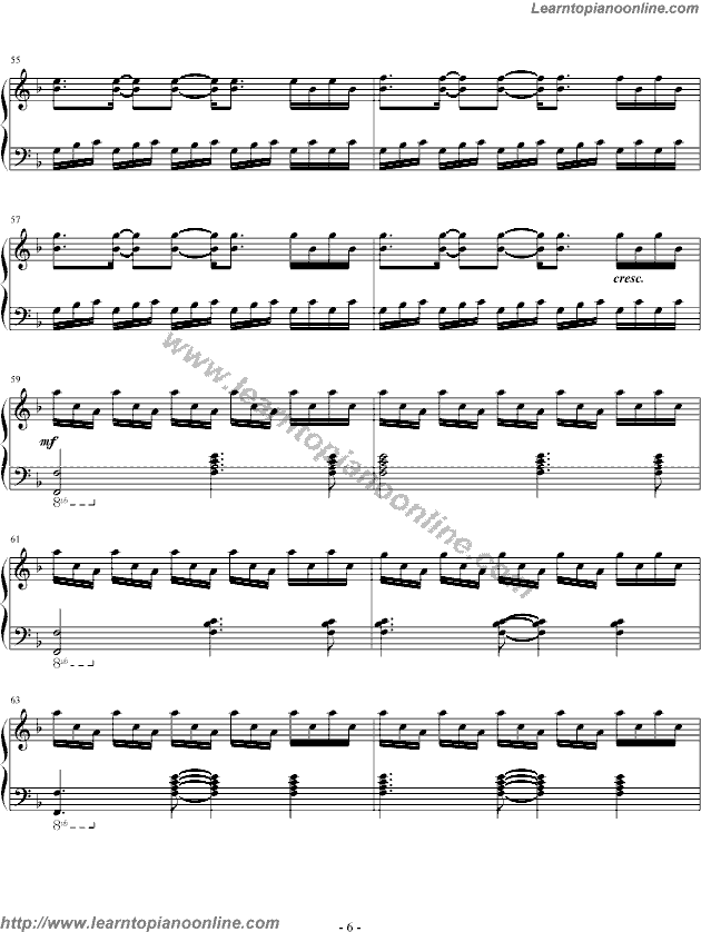Yiruma - The Sunbeams They Scatter(6) Free Piano Sheet ...
