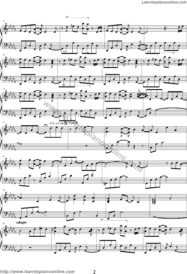 Yiruma - Maybe(2) Free Piano Sheet Music | Learn How To Play Piano Online